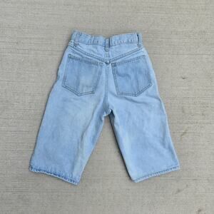 25 Waist Vintage Light Wash High Rise Jean Shorts Jorts Made in the USA